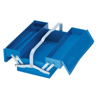 1263 l Werkzeugkasten, leer, 3 Fächer, 160x420x225 mm