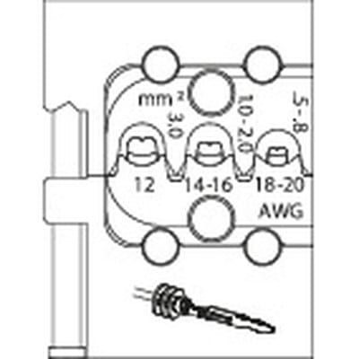 8140-20 Modul-Einsatz für Lamellenkontakt