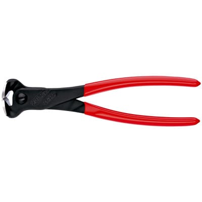 KNIPEX 68 01 200 SB Vornschneider mit Kunststoff überzogen schwarz atramentiert 200 mm