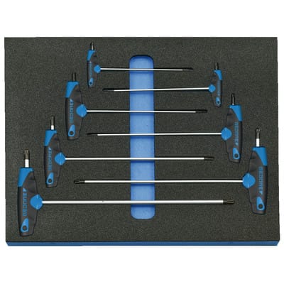 2005 CT2-2143 ktx Winkelschraubendreher-Satz in Check-Tool-Modul, 7-teilig