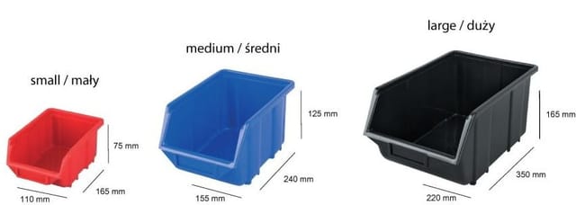 ECOBOX GROSS ROT 220x350x165mm