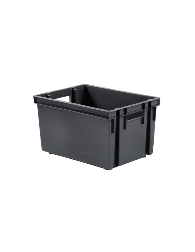 Aufbewahrungsbehälter ohne Deckel 30 l 44,1 x 34,5 x 23,5 cm Grau - Eda