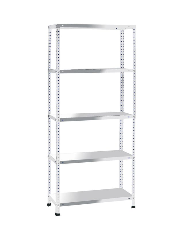 Regal Arakit Bg mit 5 Ablagen – 70 kg pro Ablagefläche 180 x 90 x 30