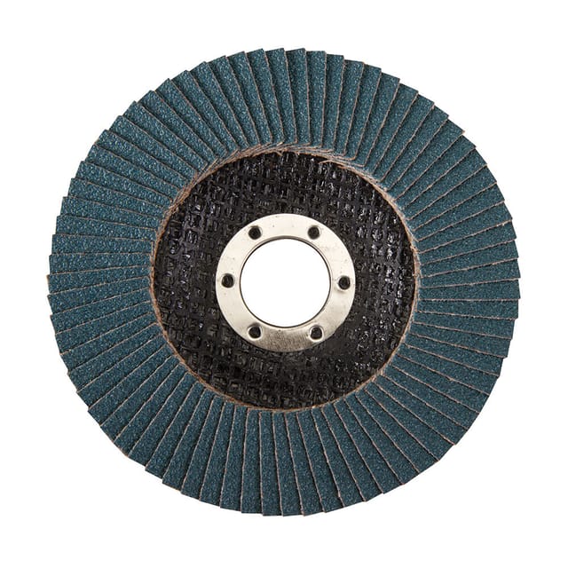 Silverline - Zirkonium Fächerscheibe 115 mm K60