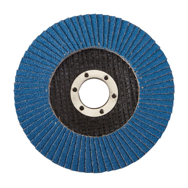 Silverline - Zirkonium Fächerscheibe 115 mm K80