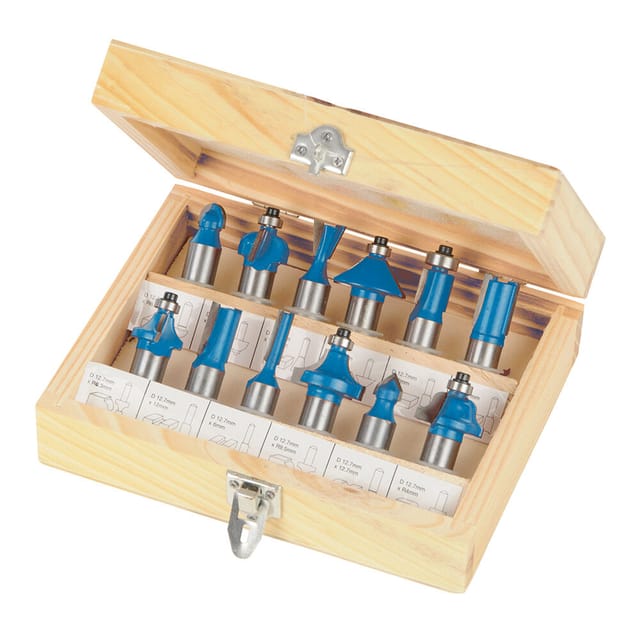 1/2-Zoll-Hartmetall-Fräser, 12-tlg. Satz 1/2 Zoll