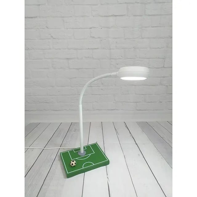Niermann - Leseleuchte/ Schreibtischlampe für große & kleine Kinder, Flexrohr, fussballfeld