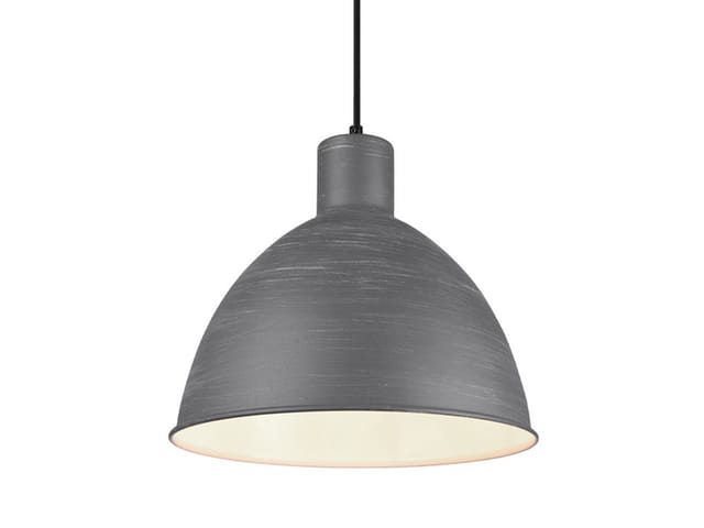 Pendelleuchte TELME mit Betonoptik Metallschirm einflammig, Ø 30cm
