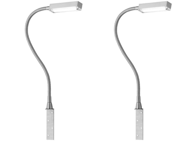 Fischer&honsel - 2er set led Leselampen dimmbar, Bettlampen zum Anschrauben, Breite 3cm
