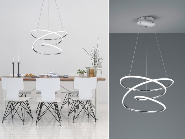 Bologna suspension led chrom dimmbar r37051106