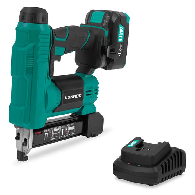 Akku Tacker 20V - 4.0Ah Inkl. Akku und Ladegerät - Vonroc