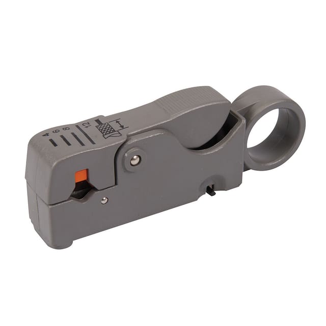 Silverline - Abisolierer für Koaxialkabel 100 mm