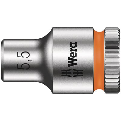 8790 hma 05003504001 Außen-Sechskant Steckschlüsseleinsatz 5.5 mm 1/4' (6.3 mm) - Wera
