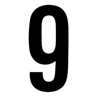 RZB Folienziffer H 100 mm, Ziffer 9 99222.013.9