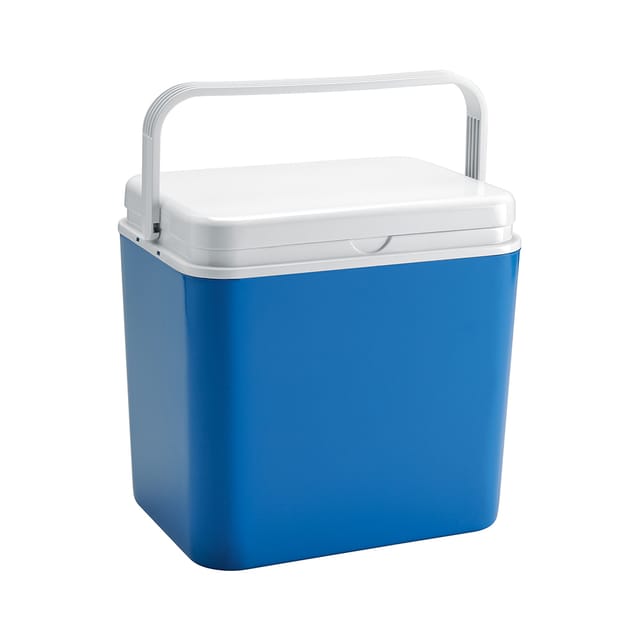 Camping-Kühlschrank 30 l, blaue Farbe, 39 x 29,5 x 39 cm, Atlantik