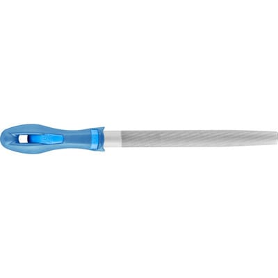 Werkstattfeile DIN7261E halbrund spitz 250 mm Hieb 1 Pferd