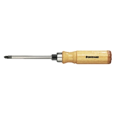 Schraubendreher mit Holzheft PZ1x80mm Format