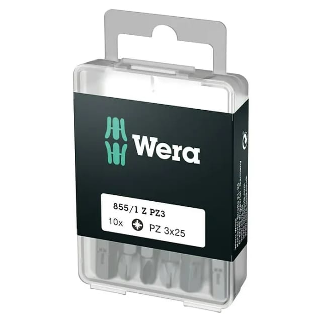 855/1 z diy Bits, pz 3 x 25 mm, 10-teilig 05072405001 - Wera