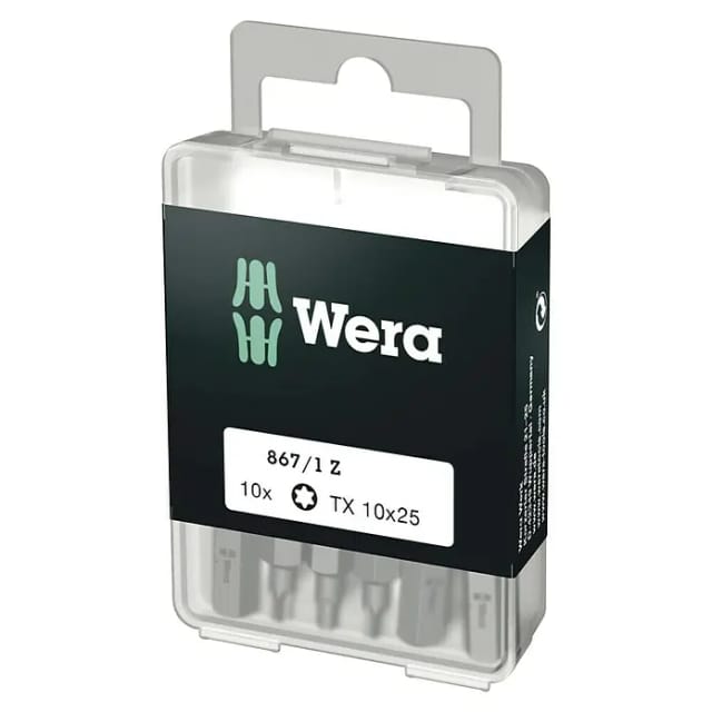 TORX-Bits DIY-Box, tx 10x25 mm - 05072406001 - Wera