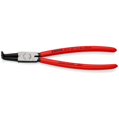 KNIPEX 44 21 J31 SB Sicherungsringzange für Innenringe in Bohrungen mit Kunststoff überzogen schwarz atramentiert 215 mm