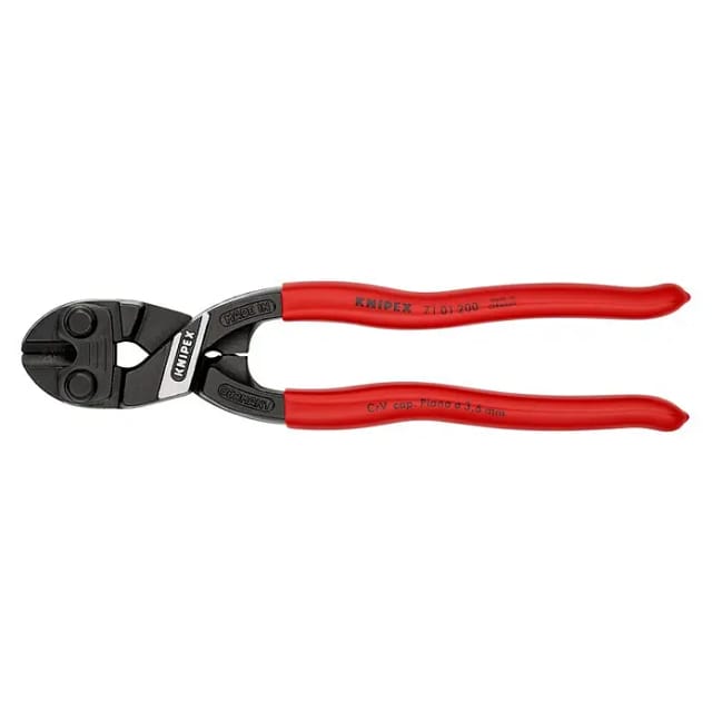 KNIPEX 71 01 200 SB CoBolt® Kompakt-Bolzenschneider mit Kunststoff überzogen schwarz atramentiert 200 mm