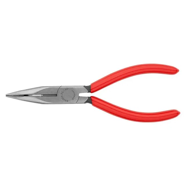 25 21 160 Flachrundzange Schneide schwarz atramentiert 160 mm - Knipex