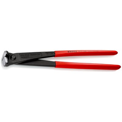 KNIPEX 99 11 300 SB Kraft-Monierzange hochübersetzt mit Kunststoff überzogen schwarz atramentiert 300 mm
