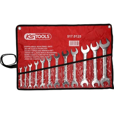 Ks Tools Doppel-Maulschlüssel-Satz, 12-tlg, 6x7-30x32 mm