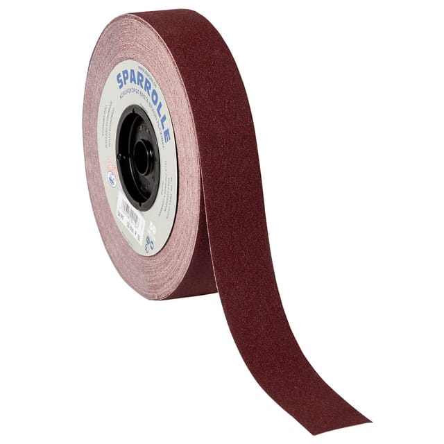 Sparrolle Schleifpapier Rolle (Metallbearbeitung) 50 mmx50 m Korn 120 - Starcke
