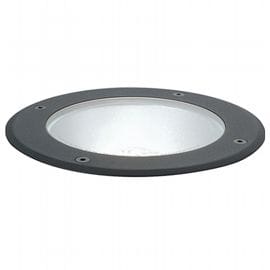 Schwarze Bodeneinbauleuchte Aus Aluminiumdruckguss, Bruchsicheres Glas, Ip65, 40w