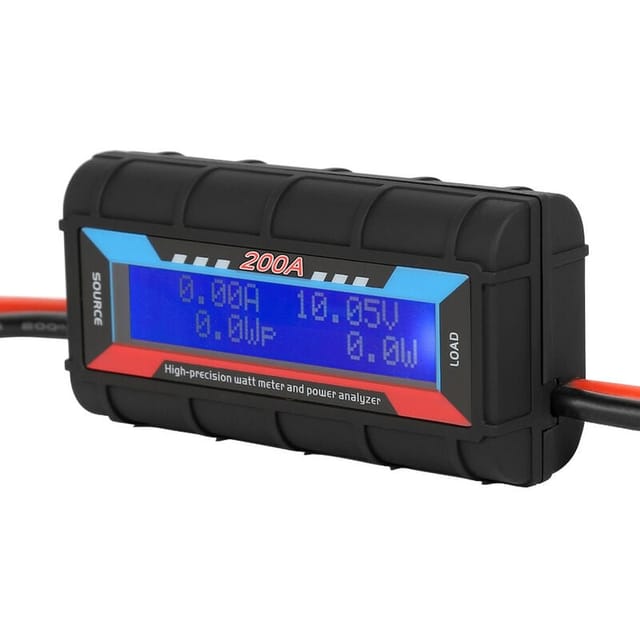 Hochpräzises digitales RC-Wattmeter, Leistungsanalysator, Batteriespannungstester