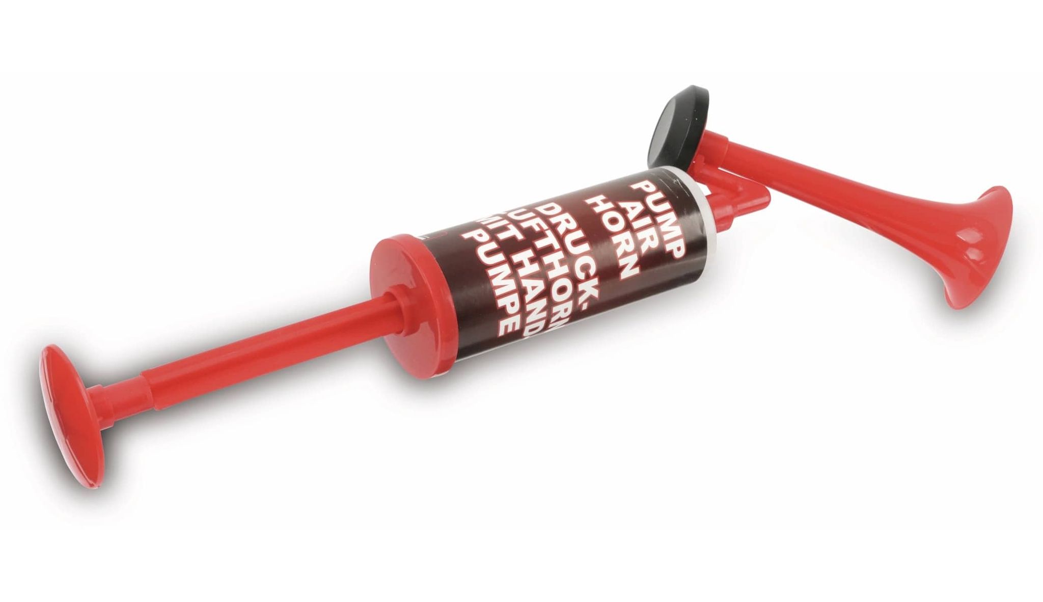 Druckluft-Fanfare 'Air Horn' mit Handpumpe