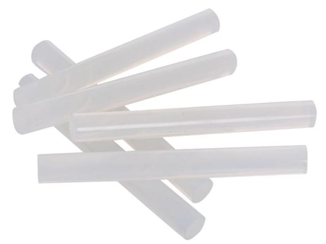 Toolland Heißklebesticks, 11 x 100 mm, 6er Set, transparent