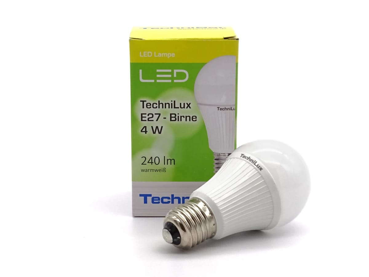 Technilux E27 Birnenlampe 4w Milchig 0271/7904 02
