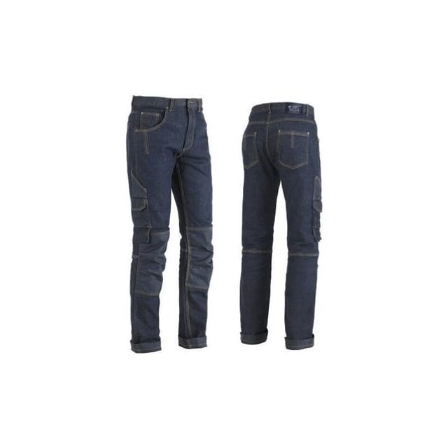 Industrial Starter - Miner Jeans-Hose, Stretch, mehrere Taschen, Baumwolle, Arbeit, Bau, Fliesenleger (l)