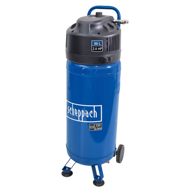 50LT kompressor vertikal 10 bar ölfrei Scheppach HC51V