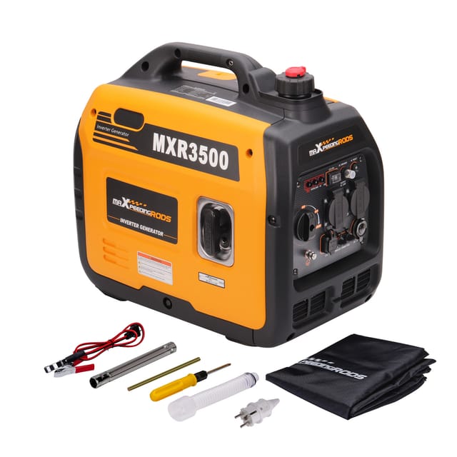Stromerzeuger Inverter 3300W Benzin 4 Takt mit usb und 230 v Steckdosen Superleise und leicht als Notstromaggregat für Camping Reise Garage Wohnwagen