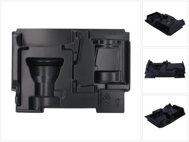 Toolbrothers passende MAKPAC Kunststoff Einlage für DBO / BO 125 mm Exzenterschleifer / LXT 18V Akkus & Ladegeräte