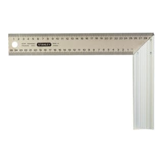 Stanley - Zimmermannswinkel mit rostfreier Klinge - B.400 x L.200 x H.400 mm - 1-45-687