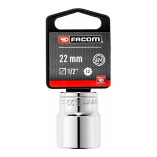 FACOM Steckschlüssel 1/2 12-Kant 22 mm, SB
