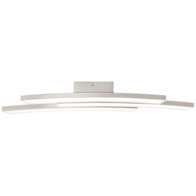 BRILLIANT Lampe Elaine LED Wand- und Deckenleuchte 3flg nickel matt
