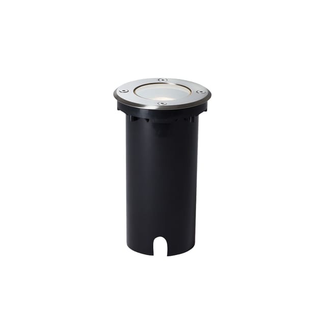 Brilliant Itch Bodenleuchte Außen IP67 - Bodeneinbauleuchte Edelstahl 11 cm für Garten & Einfahrt - GU10 - LED geeignet - Leuchtmittel nicht