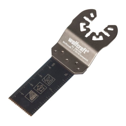 Wolfcraft - Tauchsägeblatt Bimetall 22 mm für Holz/Metall Bosch pmf Multi-Tool-Zubehör