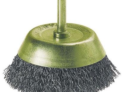 Topfdrahtbürste ø 75 mm Schaft 6 mm Topfdrahtbürste - Wolfcraft