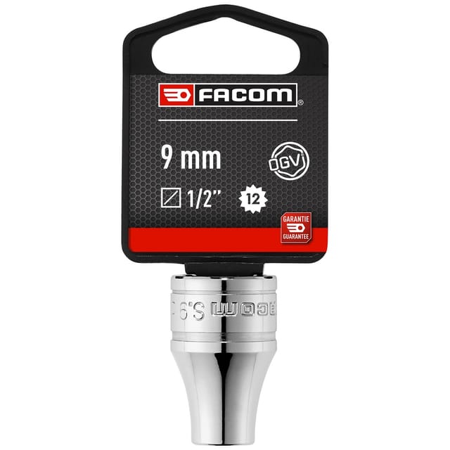 FACOM Steckschlüssel 1/2 12-Kant 9 mm, SB