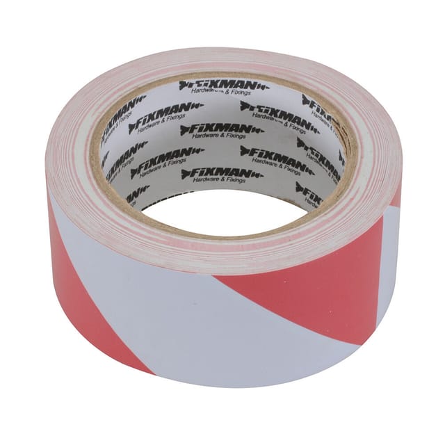 Absperrband 50 mm x 33 m, rot-weiß