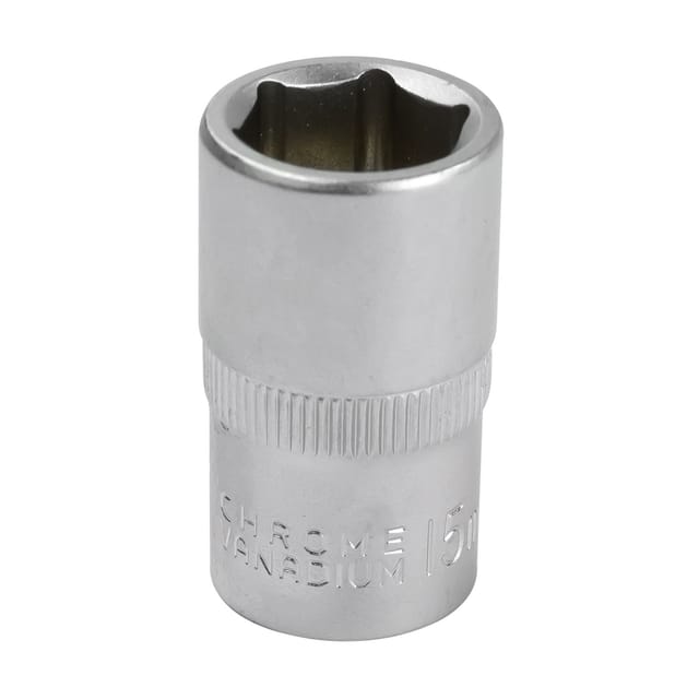 Stecknuss Sechskant 1/2' 15mm kurz
