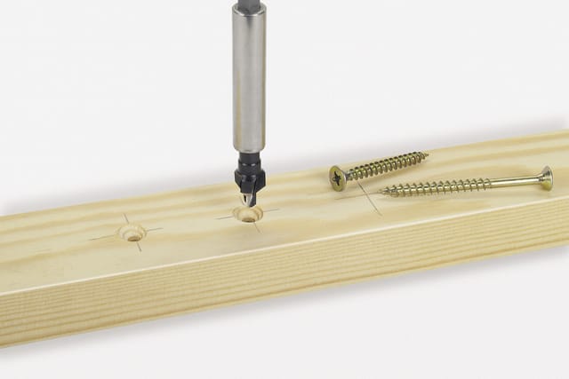 Bohrsenker Senk ø 5 - 12 mm 1/4 Sechskant Schrauben & Bohren - Wolfcraft
