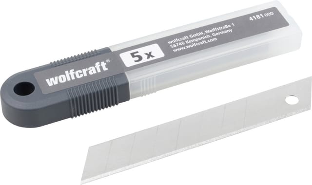 Abbrechklingen 18 mm - 5 Stück Tapezierwerkzeug - Wolfcraft