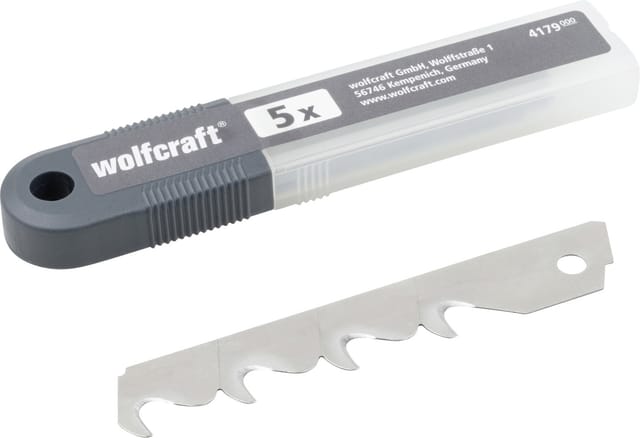 Hakenabbrechklingen 18 mm 5 Stück Schrauben & Bohren - Wolfcraft